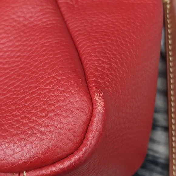 Dooney & Bourke Pebbled Leather Zip Top Satchel - Picture 6 of 13